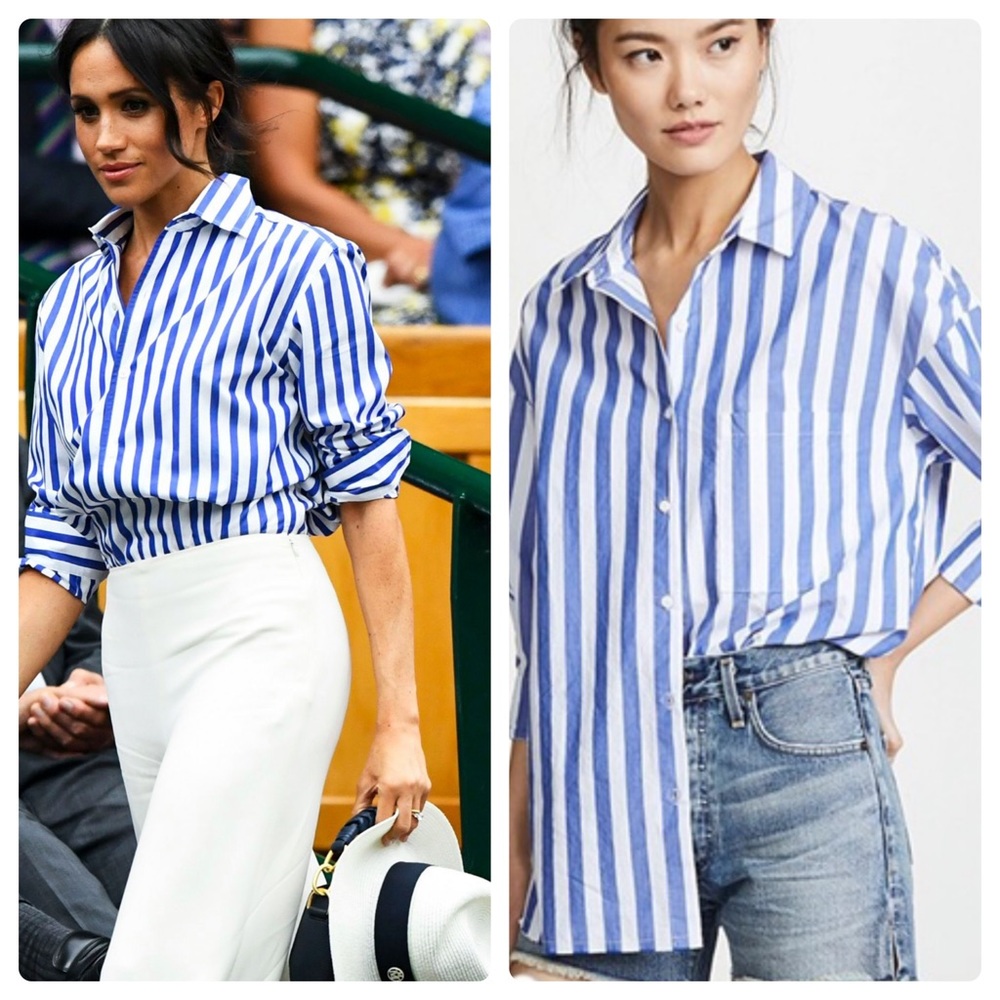 Stateside | striped oxford button down